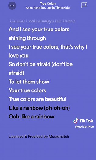 #TrueColors #AnnaKendrick #JustinTimberlake #TrollsMovie #music #songlyrics #fypdongggggggg #fypシ゚viral #fyp