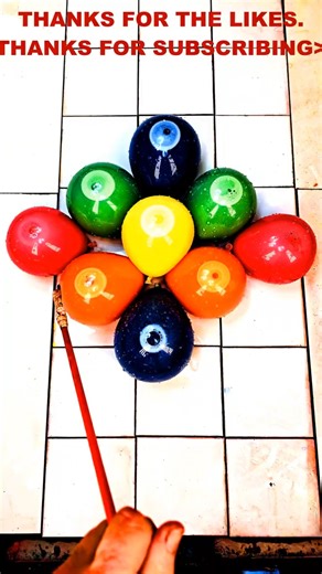 Satisfying Balloon Popping Paint Explosion 🎨 #asmr #satisfying #shorts #balloon #relaxing