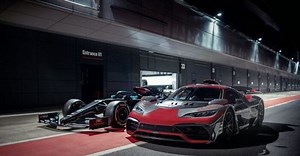 F1 champion Lewis Hamilton test drives Mercedes-AMG Project One hypercar