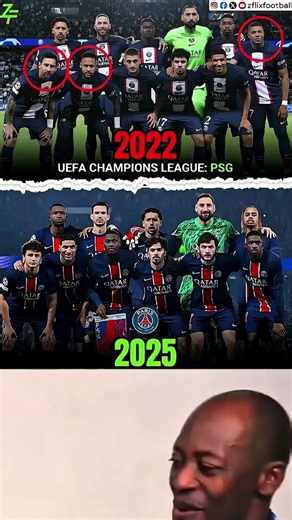 PSG 2022 vs 2025 🔥 From Messi, Neymar & Mbappé to a New Era 👀⚽