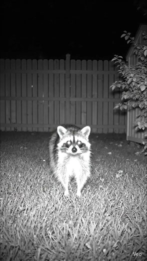CCTV Camera Captures a Raccoon Near the Suburban Backyard at NightOctober 14, 2025Time: 02:43:17 AM