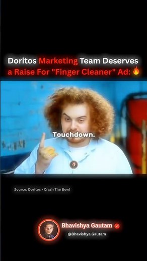 Doritos Marketing Team Deserve a Raise For “Finger Cleaner” Ad:🍟🤑🔥#rich #money #usa #podcast #shorts