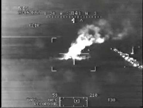 FLIR Footage of Blackhawk Destruction