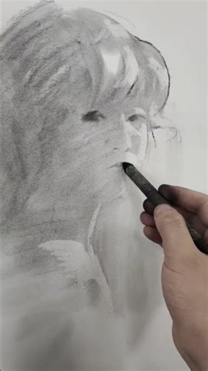 #girldrawing #sketch #charcoaldrawing #art #drawing #pencildrawing #charcoalshading