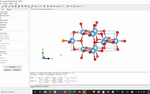 3. VESTA建模- 构建TiO2纳米线