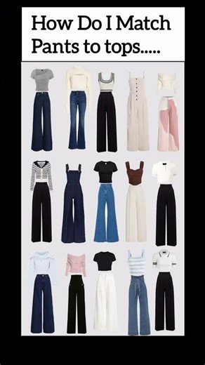 How to Match Pants to Tops-Ultimate Style Guide for Every Bottom😍#howtostyle #fashionguide