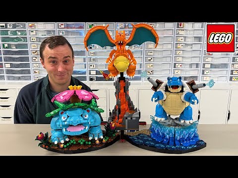 LEGO Pokemon Venusaur, Charizard and Blastoise Review