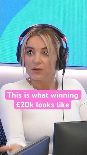 This is what winning 20 THOUSAND POUNDS looks like! #bonggame #capitalbreakfast