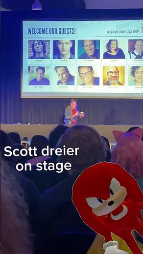 Scott dreier (knuckles) at the Sonic expo #sonic #gaming #shorts #knuckles #2025 #sonicthehedgehog