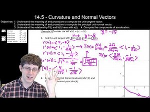 14.5 Curvature and Normal Vectors Part 1