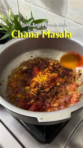 The Easiest Chana Masala Recipe | Healthy, Protein-Rich & Ready in Just 15 Minutes! #chanamasala