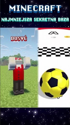 KTO ZBUDUJE SUPER MEGA SEKRETNĄ BAZĘ w Minecraft! #minecraft #minecraftshorts