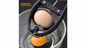 Egg Cracker, Automatic Stainless Steel Egg Opener Eggshell Cutter Tool Egg Yolk White Separator Egg Cracking Tool for Baking Cake, Creative Kitchen Tools
