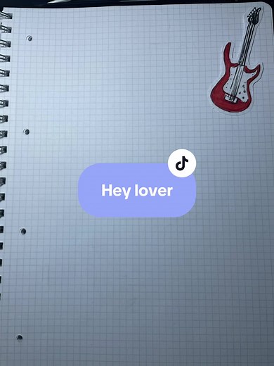Romantic Paper Lyrics Video for Hey Lover