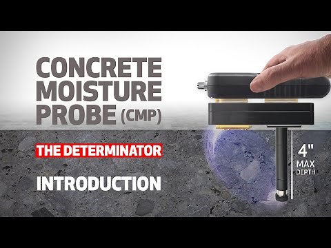 Concrete Moisture Probe - Learn About the Tramex CMP.