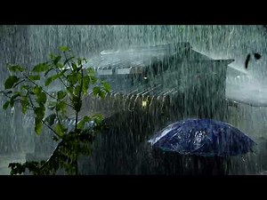 BEAT INSOMNIA to DEEP SLEEP with Torrential Rain & Powerful Thunder Sounds at Night | Rain for Sleep