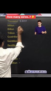 17K views · 149 reactions |  How many zeros in Million , Billion , Trillion , Quadrillion 樂 !! #ZERO #million #billion #trillion #maths #counting #education #quiz #knowledge #mathematics #study #exams #ssccgl #upsc #mathskills #facebookreelsviral #fbreelsvideo #facebookreelsvideo #fbreelsviral #facebookreels #reelsviral #reelsfb | Krishna Thakur | Facebook