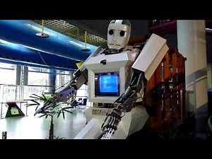 浜松科学館入り口のロボット