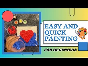 Tissue Paper Art on canvas | quick & easy Painting | For beginners | gift ideas | tutorial