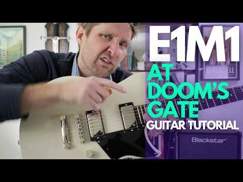 E1M1 At Doom's Gate Guitar Tutorial - Guitar Lessons with Stuart!