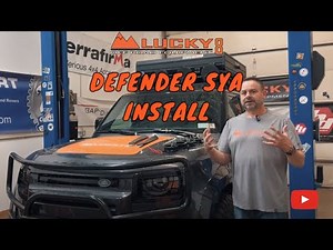 Install Lucky8 SYA Kit on New Defender - Run Larger Tires & Improve Ride Quality