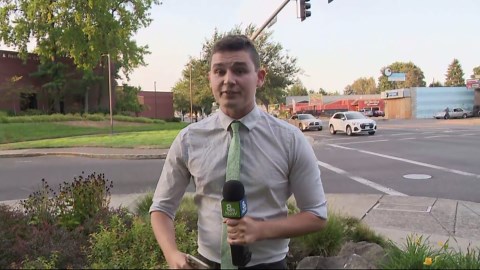 Hillsboro multi-car crash leaves 3 hospitalized, library damaged