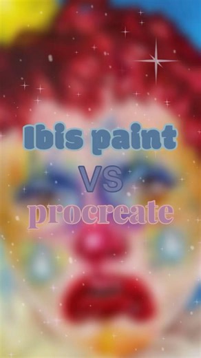 Ibis paint vs procreate! 😰 | #artchallenge #ibispaintx #ibispaint #procreate #procreateart