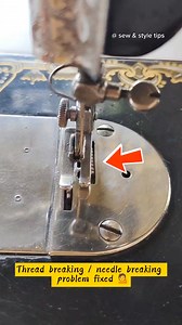 Sewing machine thread breaking problem fixed 🛠️ #reels #fbreels #sewingmachine #sewingmachinerepair #tailor #sewinglove #silaimachine #tailoring #sewinghacks #sewingtutorial #sewingtipsandtricks #creativeideas #stitching #sewingtips #diysewing #sew | Sew & Style Tips