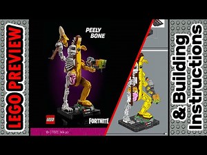 PREVIEW: 77072, LEGO FORTNITE, Peely Bone & Building Instructions! LEGO 2024