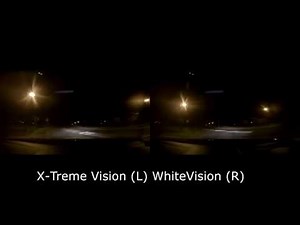 Philips X-treme Vision vs WhiteVision comparison