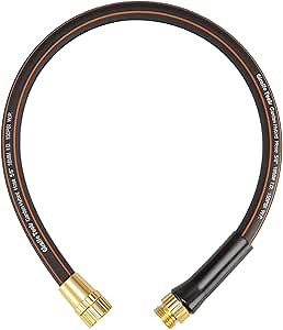 Giraffe Tools Garden Leader Hose 5/8 inch x 2.5ft, Short Water Hose Heavy Duty, Flexible, Lightweight Hybrid Hose with Bend Protection, Male to Female Fittings