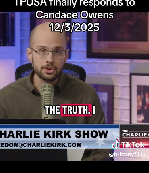 TPUSA Addresses Candace Owens Accusations Live