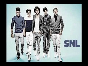 One Direction performing What Makes You Beautiful on Saturday Night Live