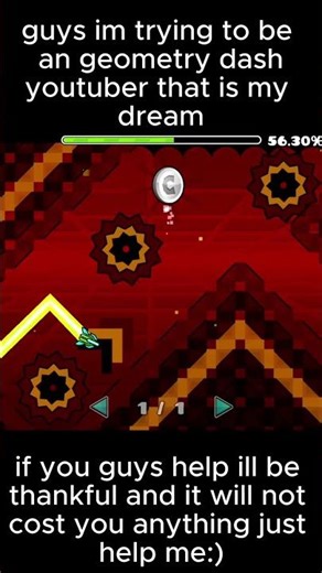 guys help me please to be an geometry dash youtuber:) #geometrydash #ninecircles #gd #harddemon #ufo