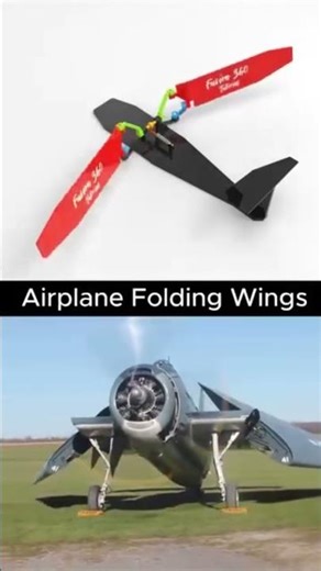 How Folding Wings Actually Work! ✈️ (3D vs. Real) #shorts