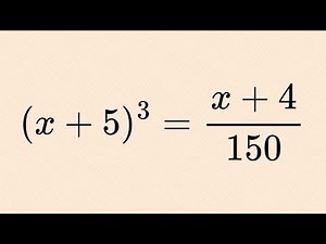 China | A Nice Algebra problem | Math Olympiad