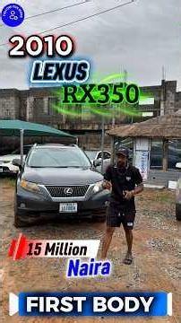 💯NEATLY USED FIRST BODY LEXUS RX350 (2010) Price: 15Million @wealthautos99📍ABUJA NIG🤙08062661490