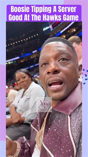 Boosie Tipping A Server Good At The Hawks Game