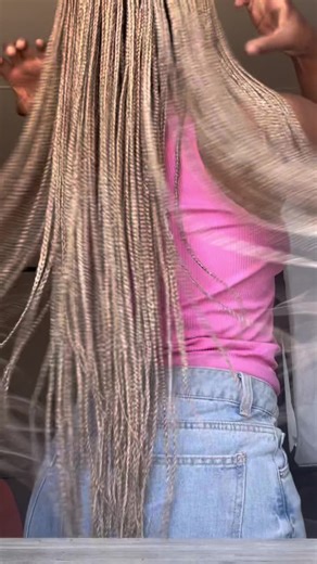 Braids hair colour blend