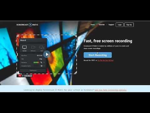 Cómo usar Screencast-o-matic