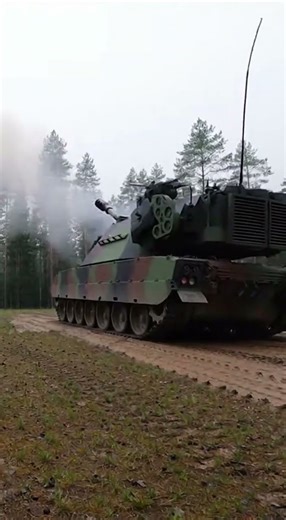 155mm MONSTER! 🇩🇪 PzH 2000 Rapid Fire Action 💥🚀 #military #army #viral #trending #shorts