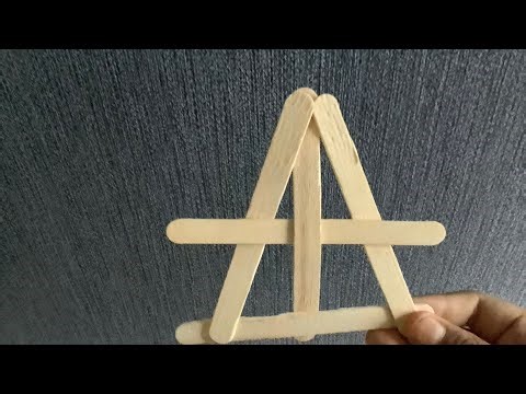How to make popsicles stick ninja stars #creativity 
