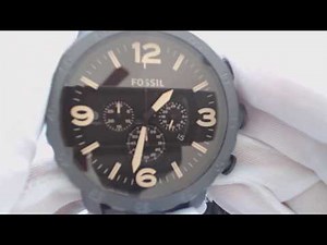 Men's Fossil Nate Chronograph Brown Watch JR1356