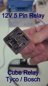 A quick 1 minute video showing the most common usage of a 12v relay. These relays are often called cube relays or 5 pin relays and they allow you to connect a device drawing up to 40 amps without passing that current through the activation switch (i.e. you can use whatever switch you want without worrying about it amperage capacity - relays draw less than 100mA through the coil). Also the coil pins 85 & 86 do not have polarity, you just need one to get positive and the other get negative using t