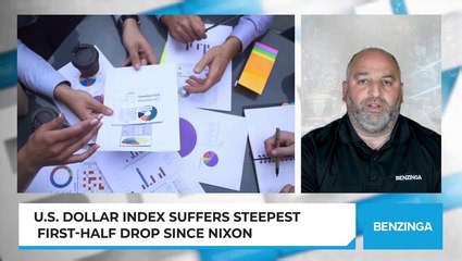 U.S. Dollar Index Suffers Steepest First-Half Drop Since Nixon