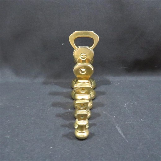 Vintage Solid Brass Imperial Bell Weights Balance Scale Set of 6 - Etsy