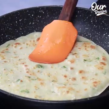 10 Min. Garlic Paratha Recipe With Liquid Dough | No Kneading No Rolling Paratha Recipe | Our Recipe