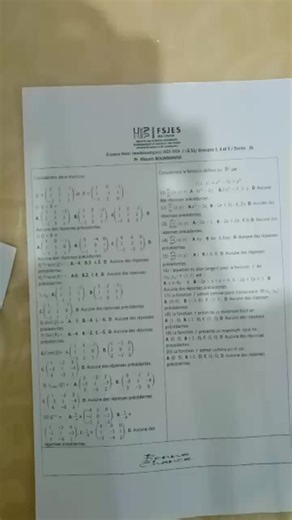 Tafawoq Eco Academy 💡 on Instagram: "S1. Examen QCU : l'analyse mathématique"