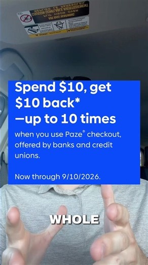 2 ways to use your Paze $10 credits