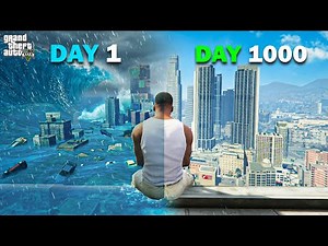 Franklin Survived Till The End Of Tsunami In GTA 5 !